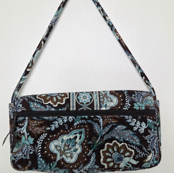 Vera Bradley Knot Just A Clutch Totally Turq Shoulder Bag - Picture 4 of 10